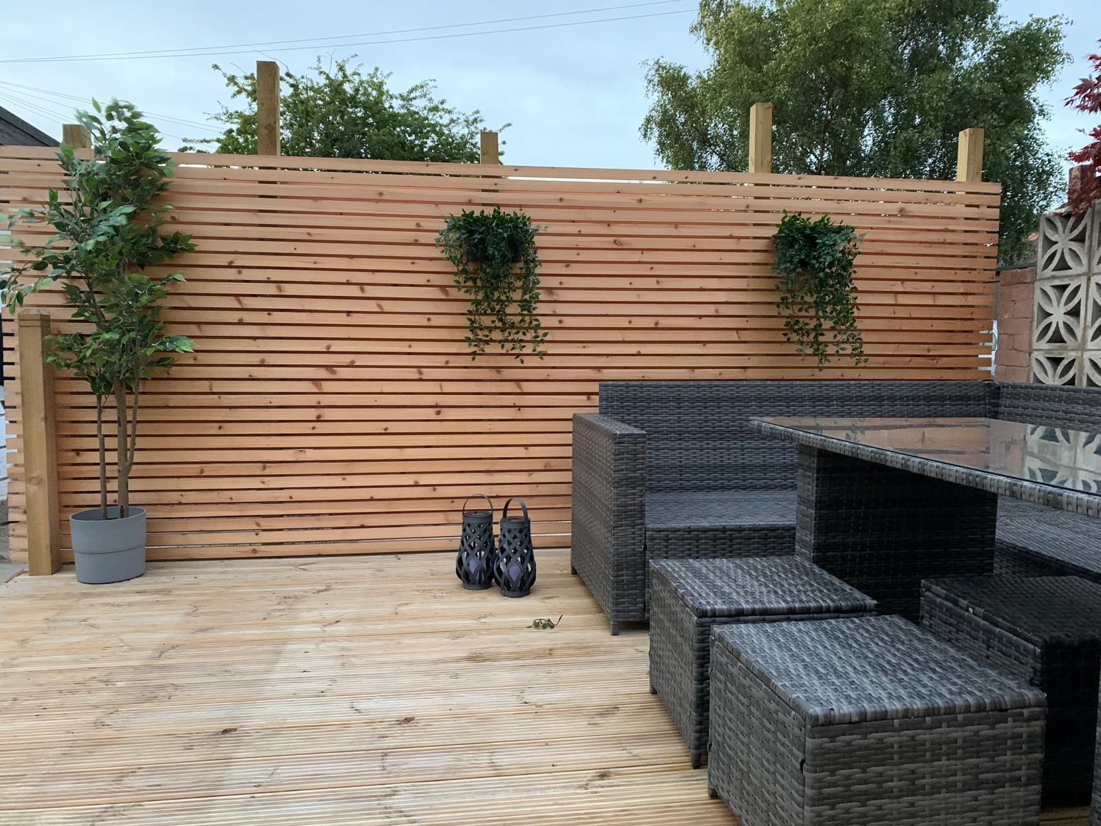 Newly installed joinery and finishing work